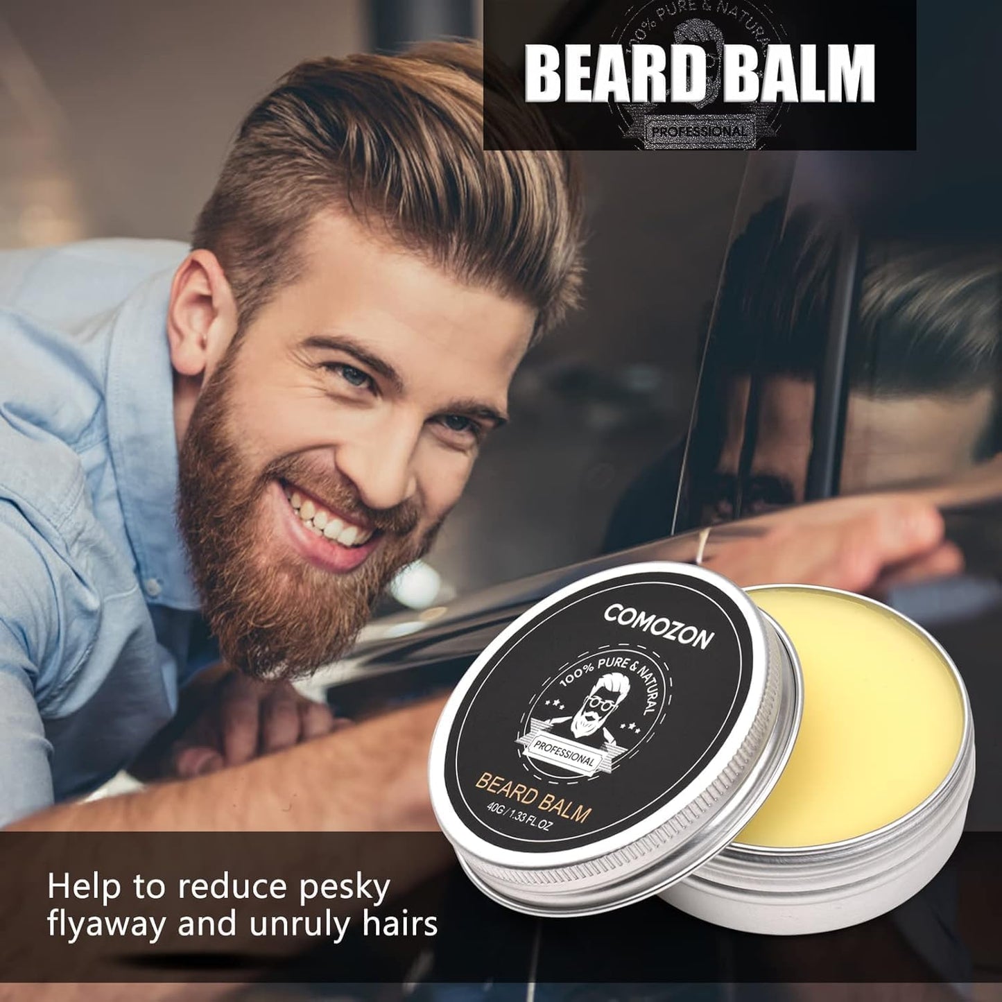 Kit De Soin Barbe Homme Kit Barbe Homme Complet De Soin Barbe Homme Barbe Contenir Shampoing Barbe, Huile Barbe,Crèmes De Barbe, Peigne Barbe,Brosse À Barbe,Ciseaux Barbe Cadeaux Pour Homme